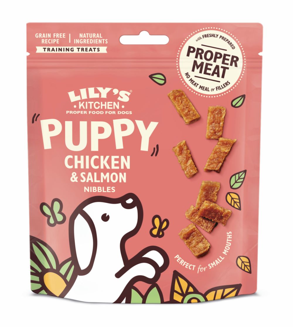 Lilys Kitchen Chicken & Salmon Puppy Nibbles 70g