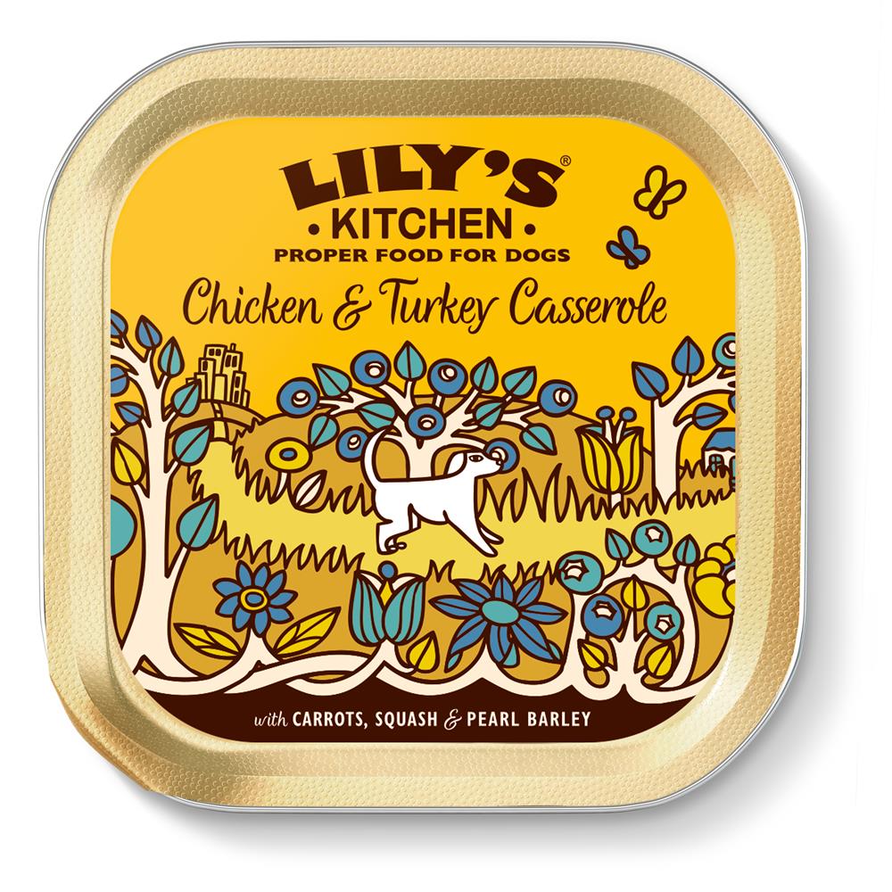 Lilys Kitchen Chicken and Turkey Tray 150g