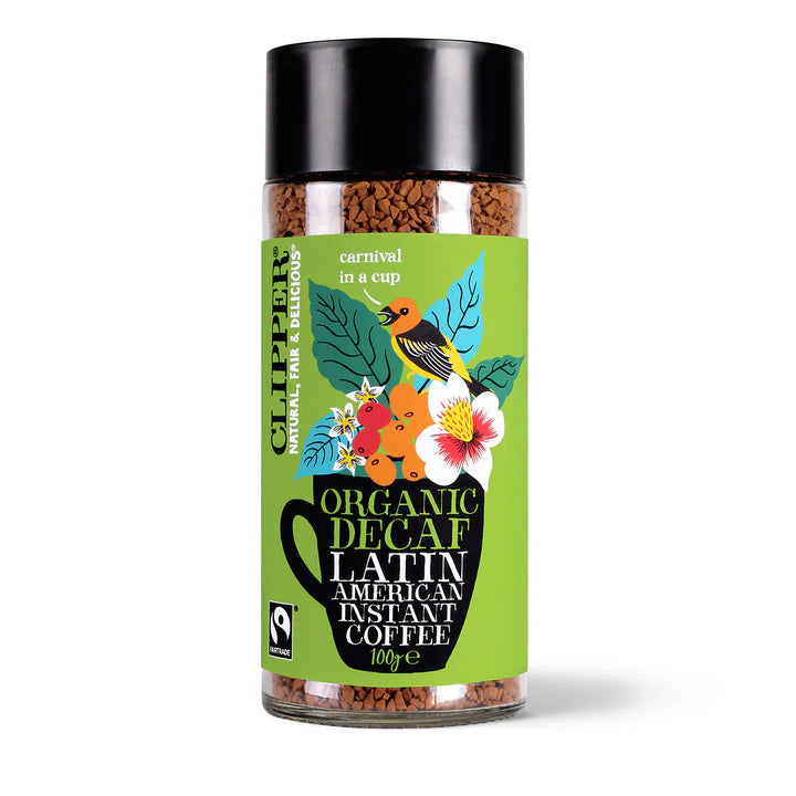 Fairtrade Organic Latin American Decaf Instant Coffee 100g - Just Natural