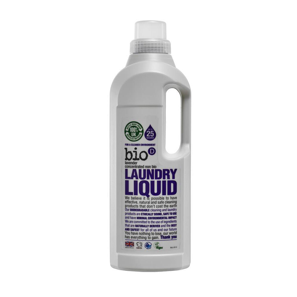 Bio-D Laundry Liquid Lavender 1 litre - Just Natural