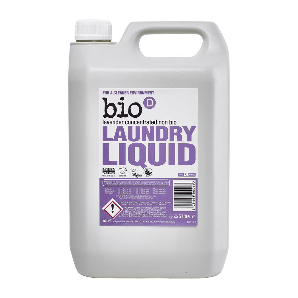 Bio-D Laundry Liquid with Lavender - 5 litre - Just Natural