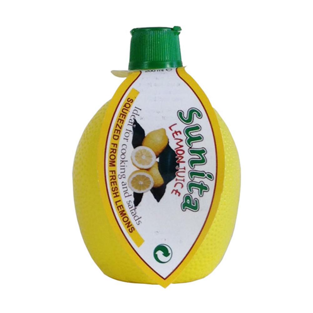 Sunita Foods Lemon Juice 200ml - Just Natural