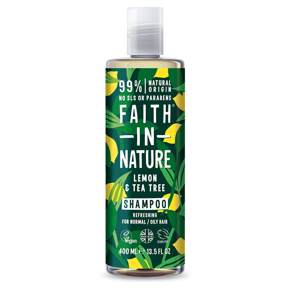 Faith in Nature Lemon & Tea Tree  400ml Shampoo - Just Natural