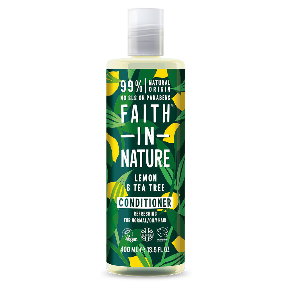 Faith In Nature Lemon & Tea Tree Conditioner 400ml - Just Natural
