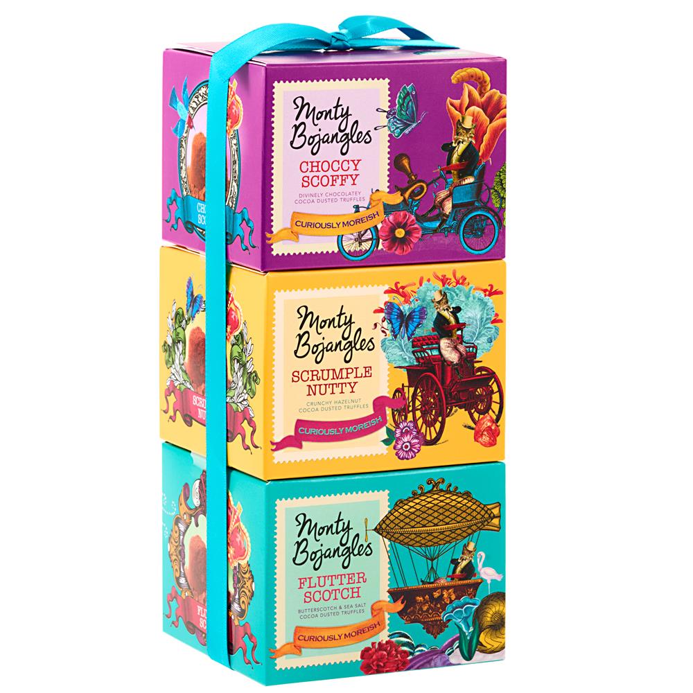C Dusted Truffles Gift Tower 300g