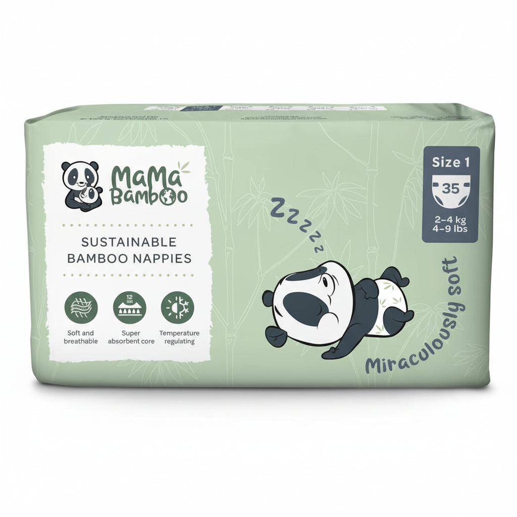 Eco Nappies - Size 1 (Newborn) 850g - Just Natural