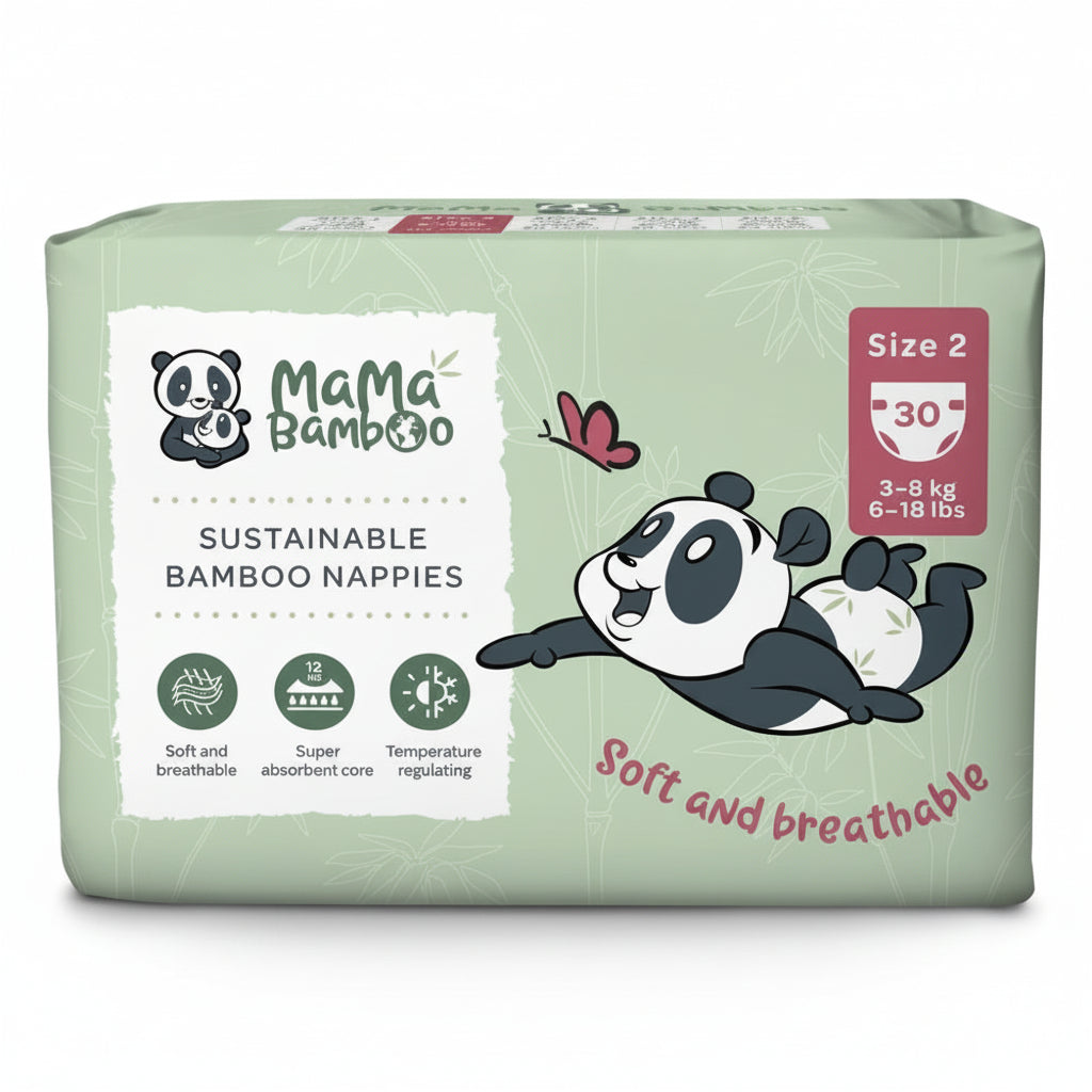 Eco Nappies - Size 2 (Small) 830g - Just Natural