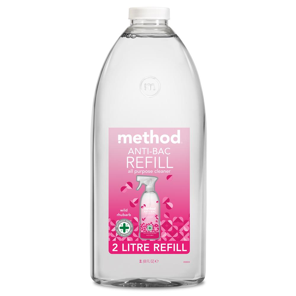 Antibac Rhubarb Refill 2 Litres - Just Natural