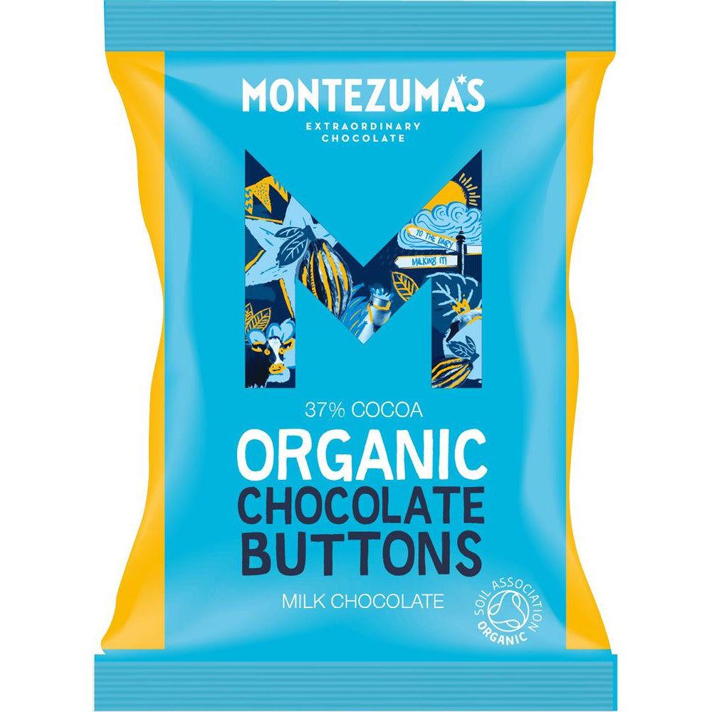 Organic Milk Chocolate Buttons 120g
