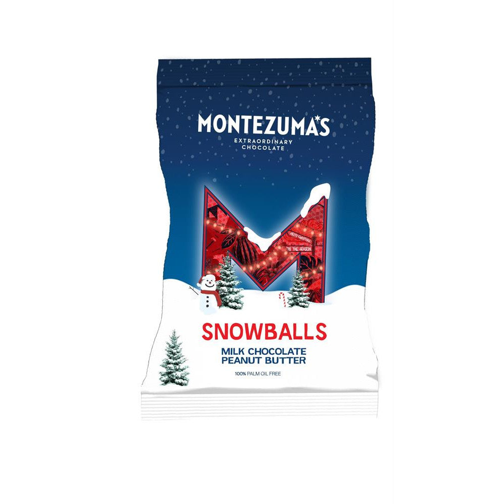 Montezumas Chocolate Milk Chocolate Peanut Snowball 120g – Just Natural