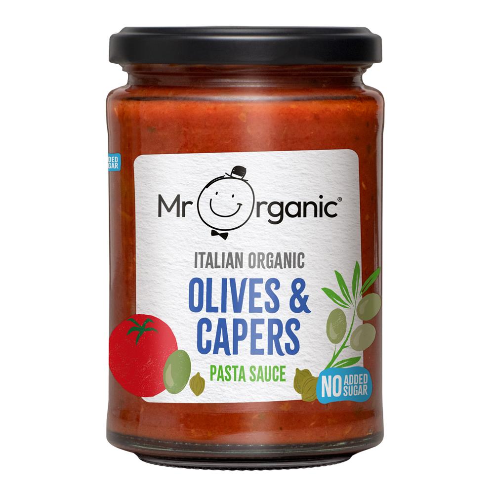 Authentic Italian Olives & Capers Pasta Sauce Jar 350g - Just Natural
