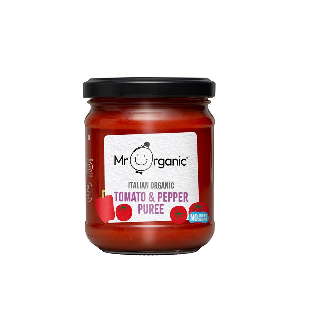 Organic Tomato & Pepper Puree 200g - Just Natural