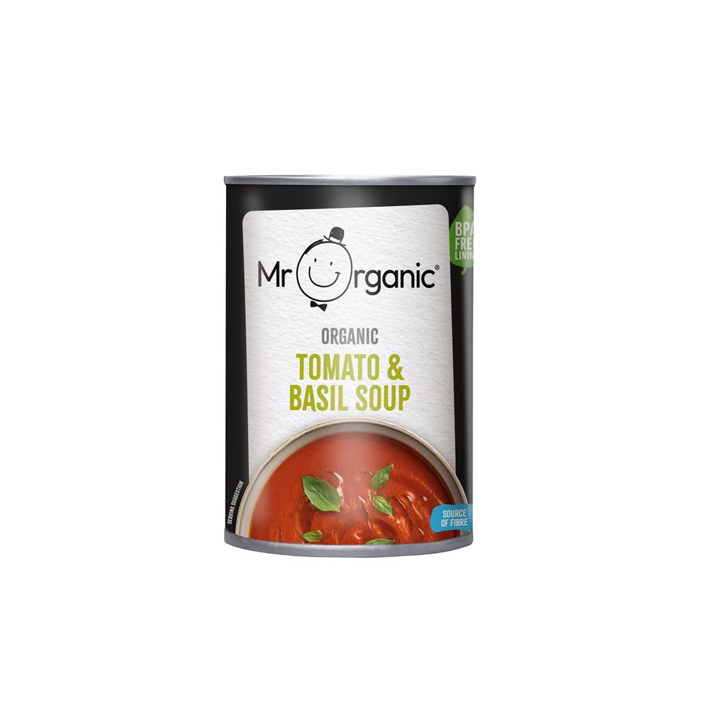 Tomato & Basil Soup 400g - Just Natural