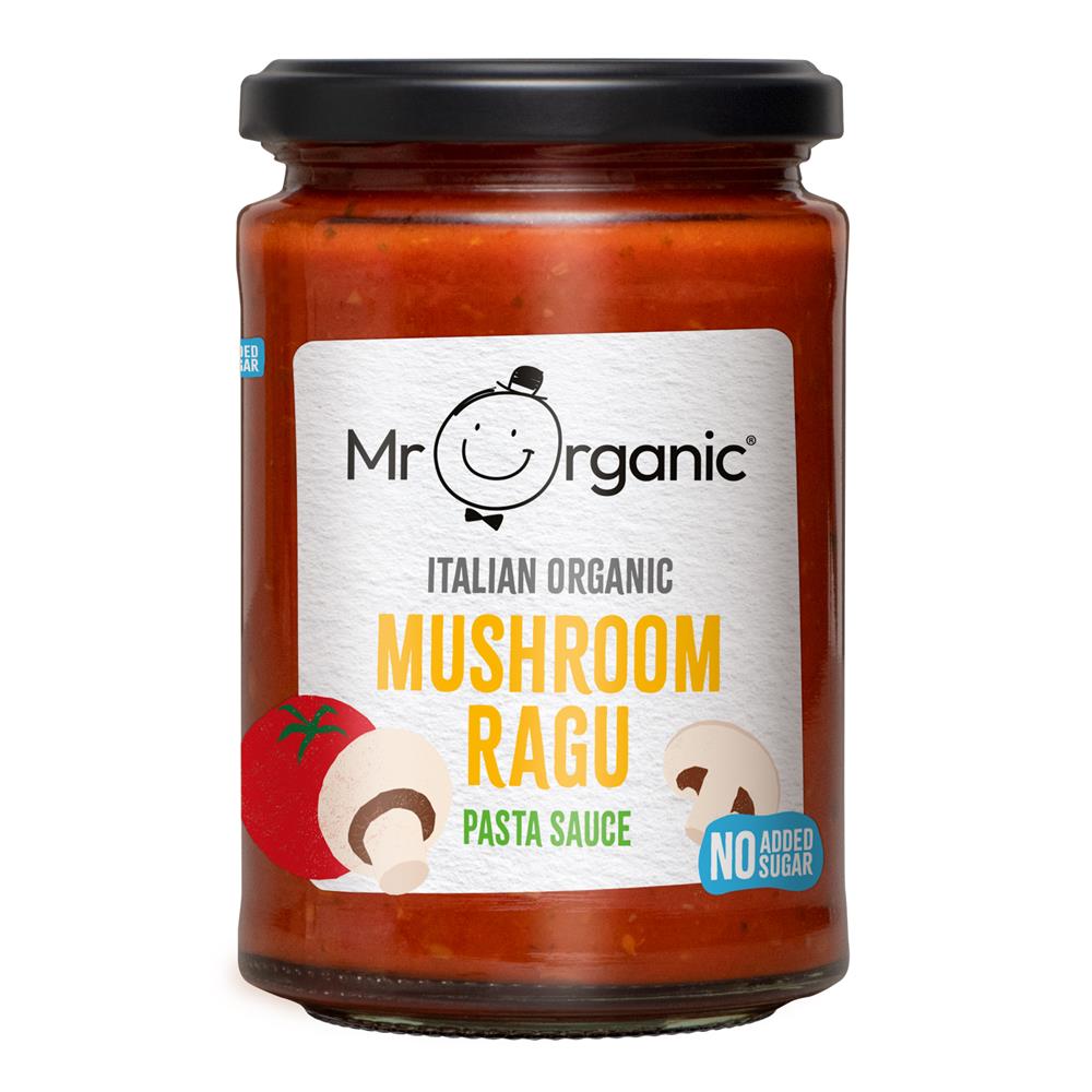 Mushroom Ragu Pasta Sauce No added Sugar 350g - Just Natural