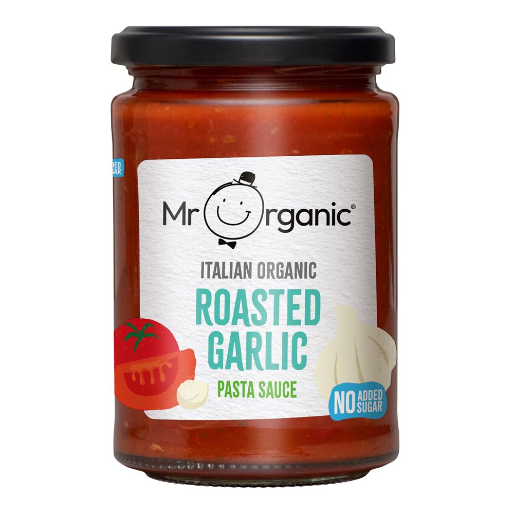 Authentic Italian Roasted Garlic Pasta Sauce 350g - Just Natural
