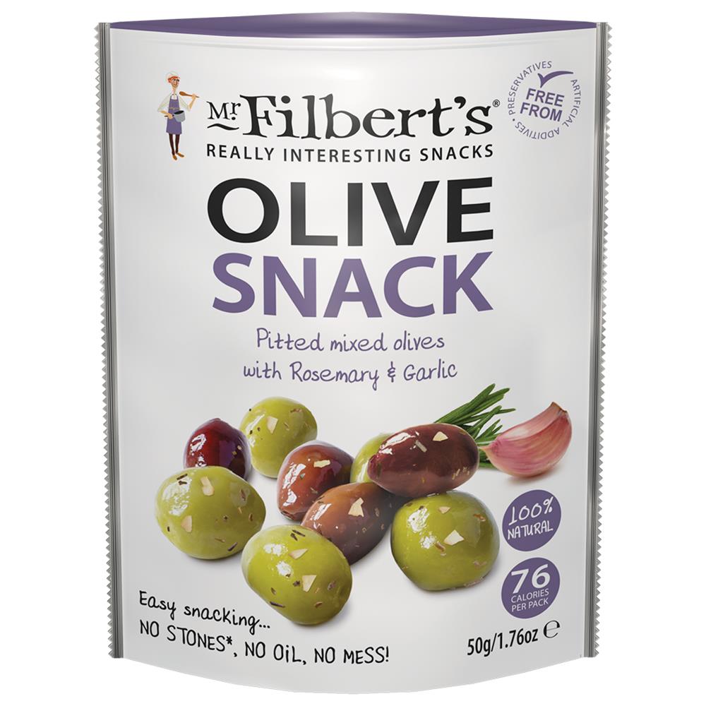 Mixed Olives Rosemary & Garlic 50g