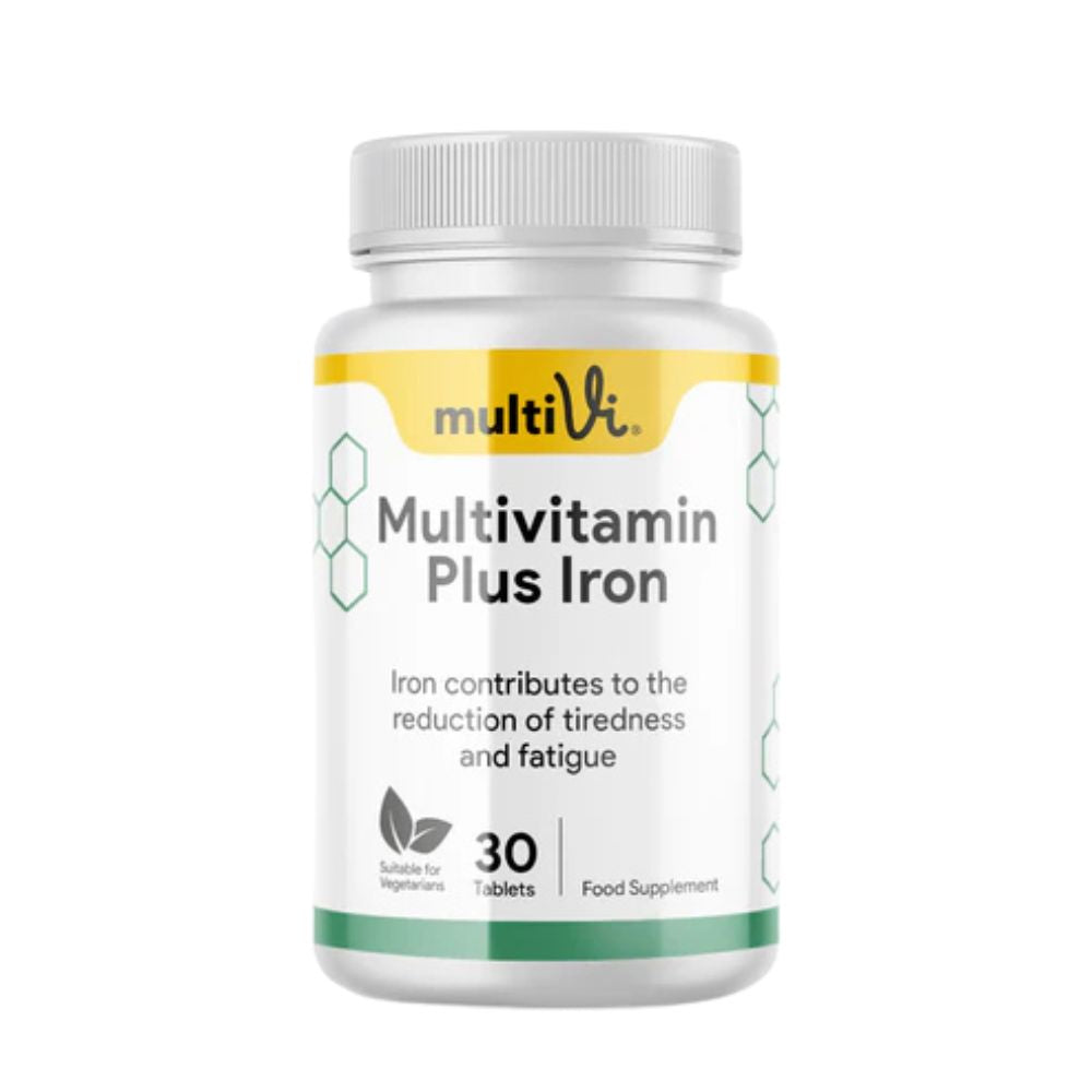 MultiVi Multivitamin & Iron Supplement 30 Tablet