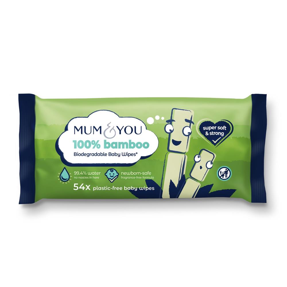 Mum & You Bamboo Wipes 54wipes