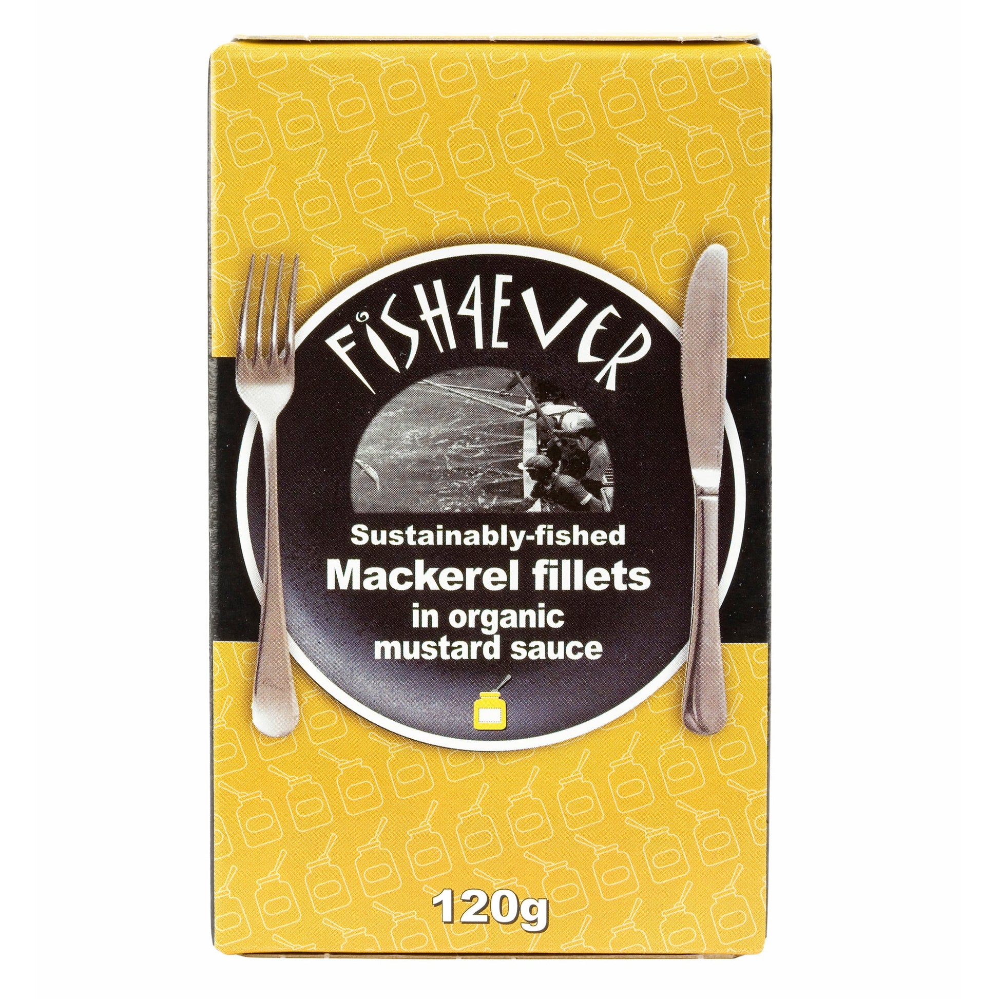 Mackerel Fillets in Mustard Sauce 120g Just Natural