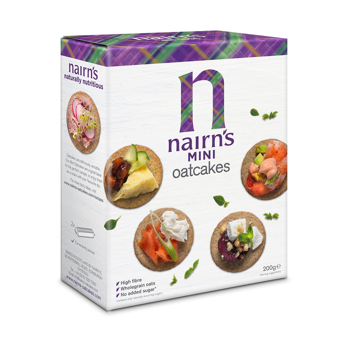 Nairns Mini Oatcakes 200g - Just Natural