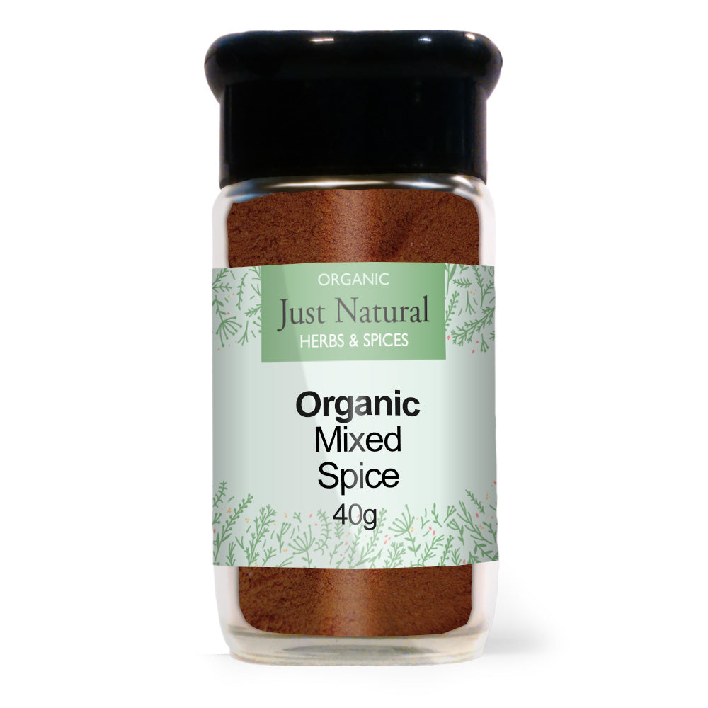 Just Natural Mixed Spice (Glass Jar) 40g - Just Natural