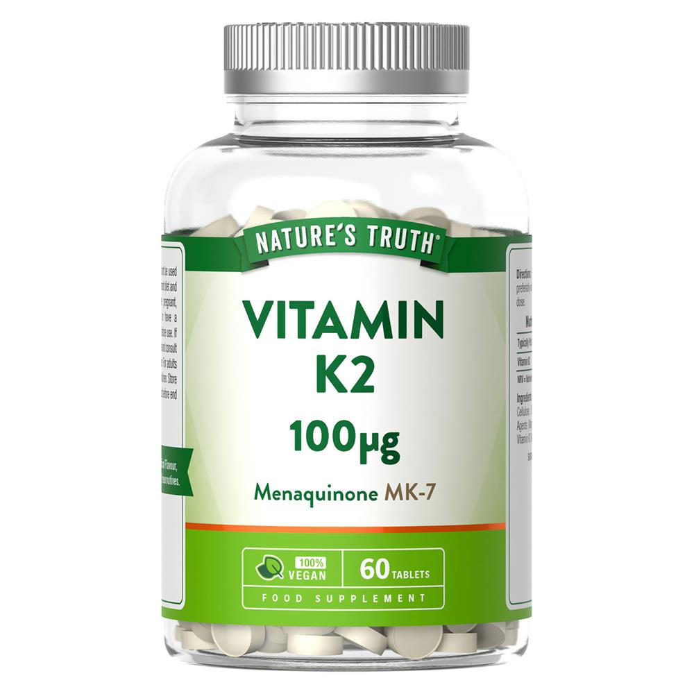 Nature's Truth Vitamin K2 100ug Tablets 60 tablet