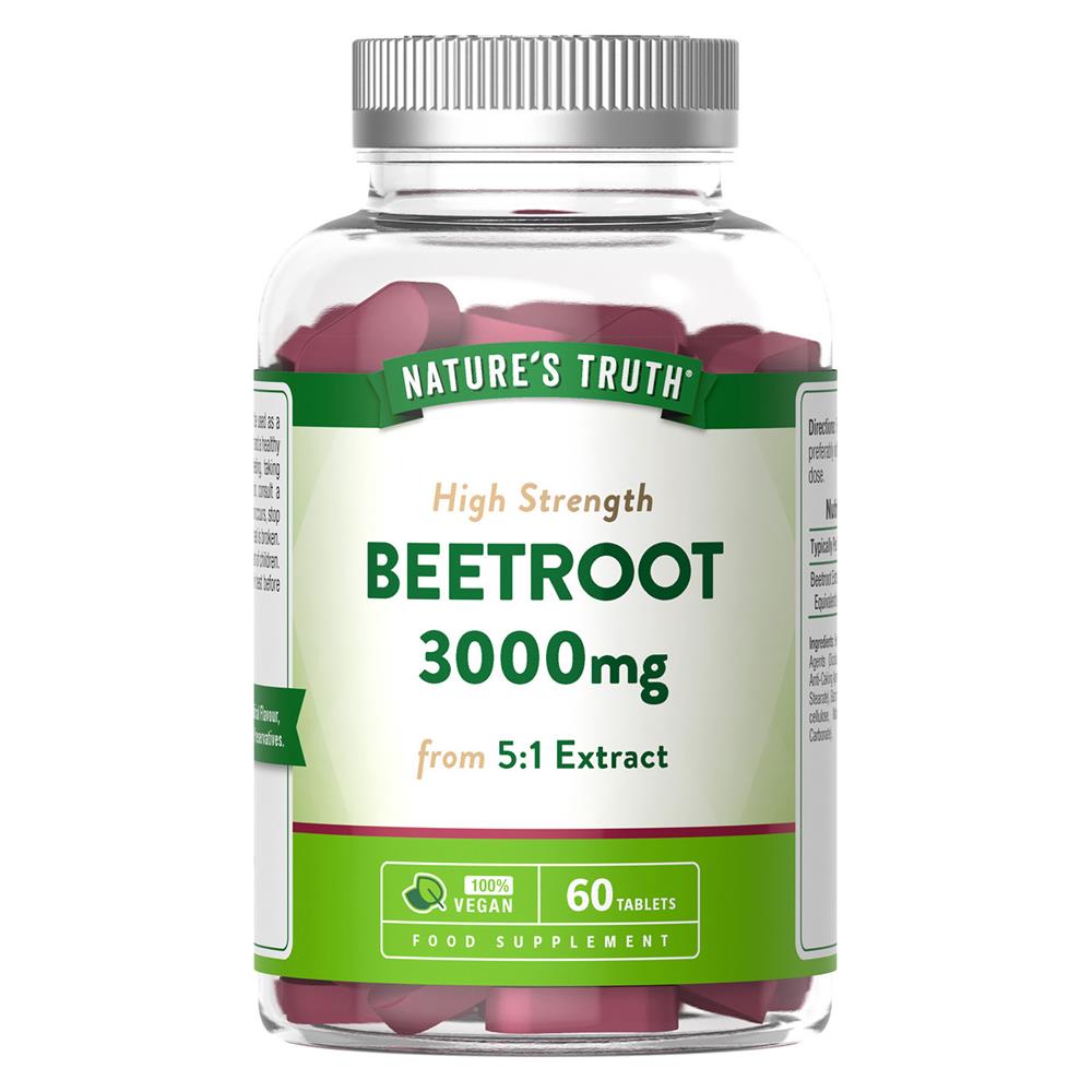 Nature's Truth Beetroot Extract 3000mg Tablet 60 tablet