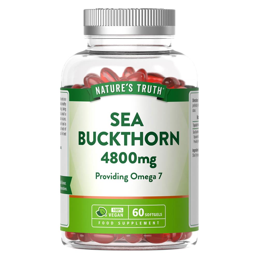 Nature's Truth Sea Buckthorn 4800mg Softgels 60softgels