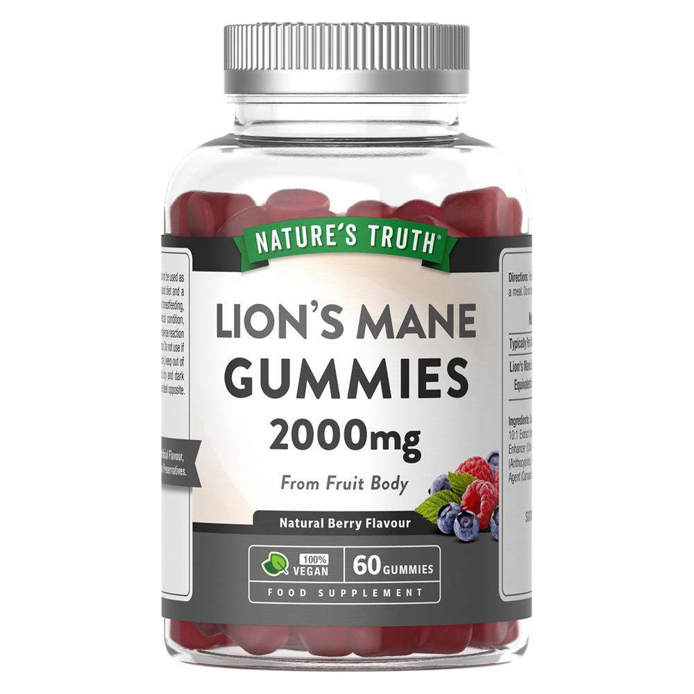 Nature's Truth Lion's Mane 2000mg Gummies 60gummies