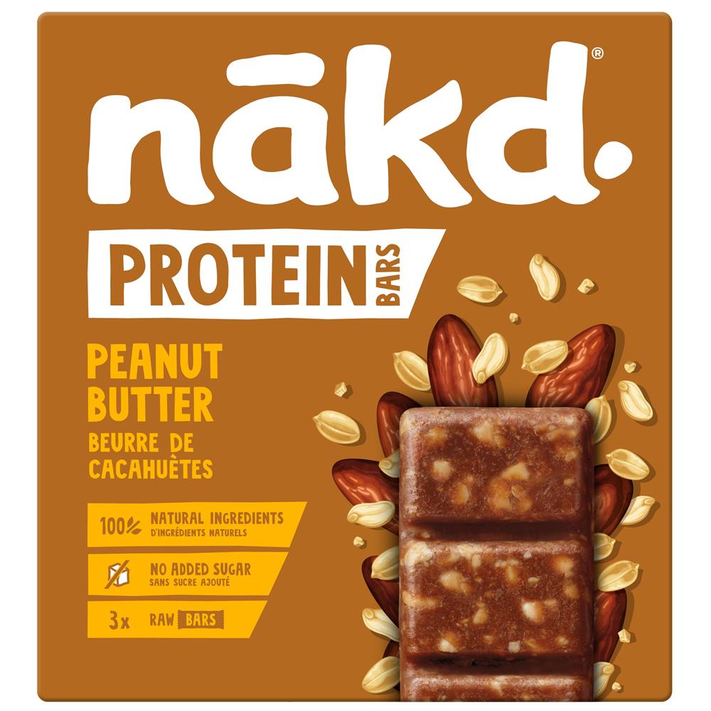Nakd Nakd Protein Peanut Butter MP 3x45g box