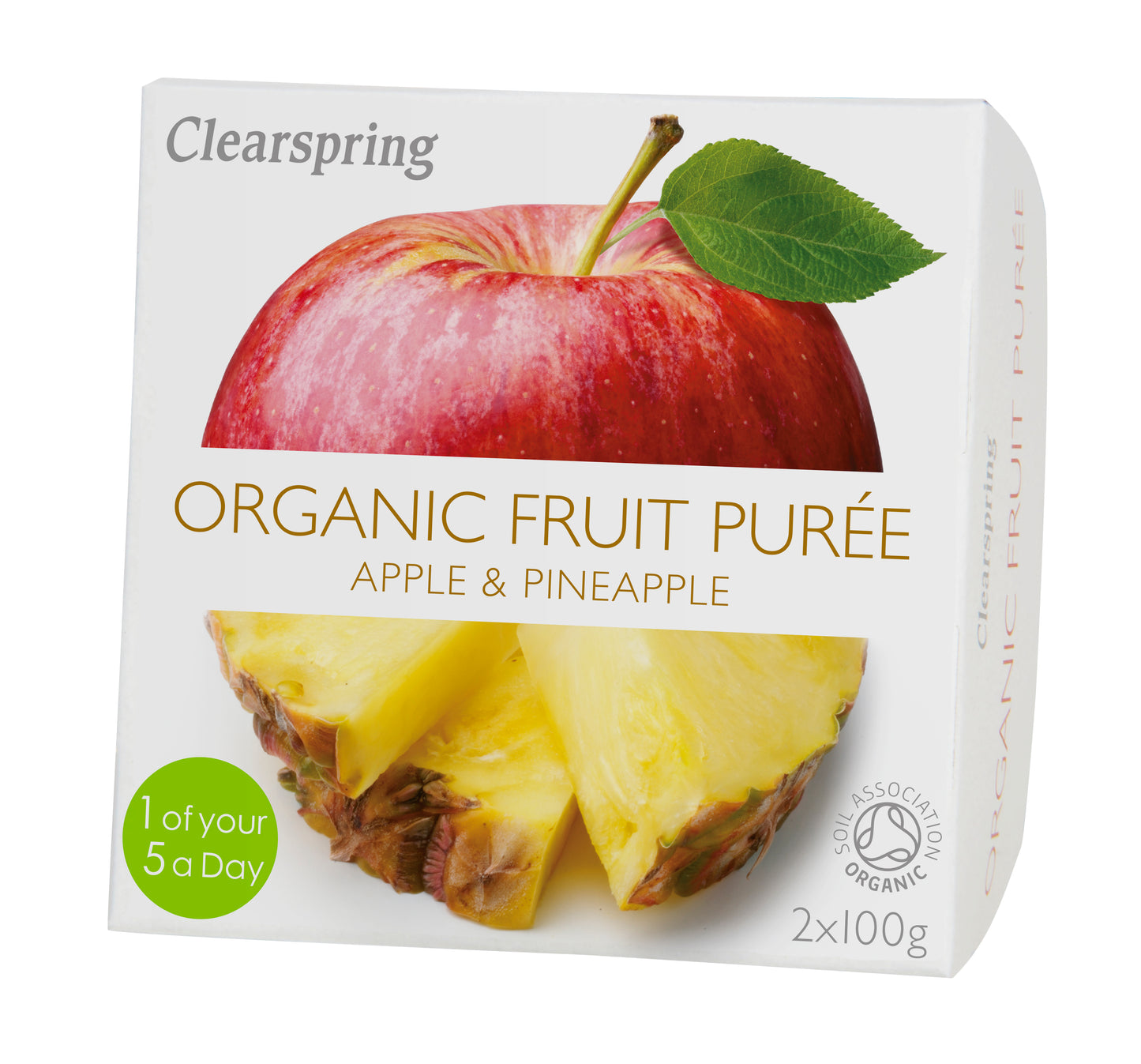 Organic Fruit Purée - Apple & Pineapple (2x100g)