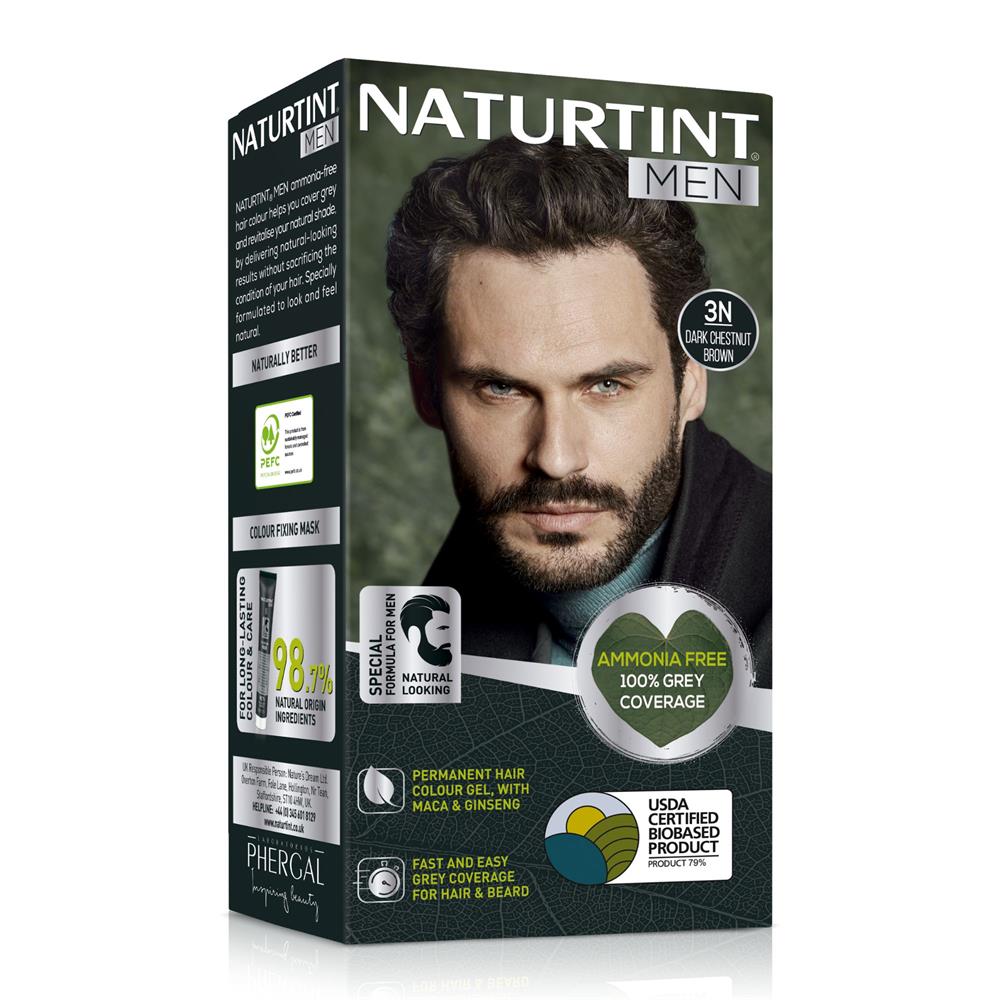 Naturtint Men's Dye Dark Chestnut Brown 170ml