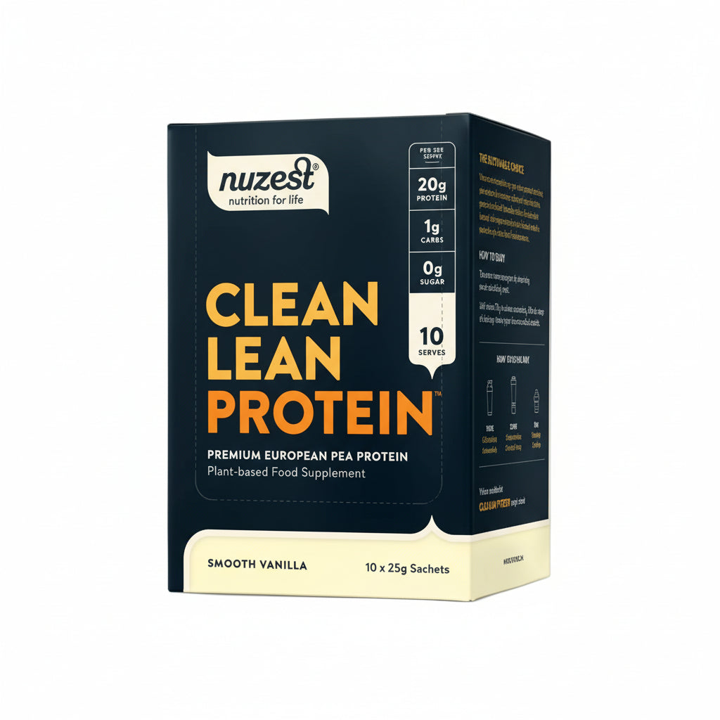 Clean Lean Protein Smooth Vanilla 10x25g Sachets Box - Just Natural