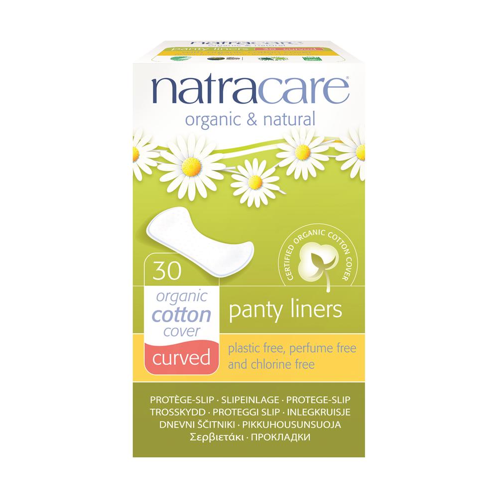 Natracare Natural Pantyliners Curved x 30 - Just Natural