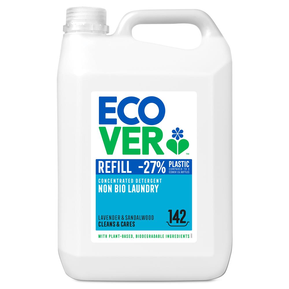 Ecover Non Bio Concentrated Laundry 5L Drum (140 washes) - Just Natural