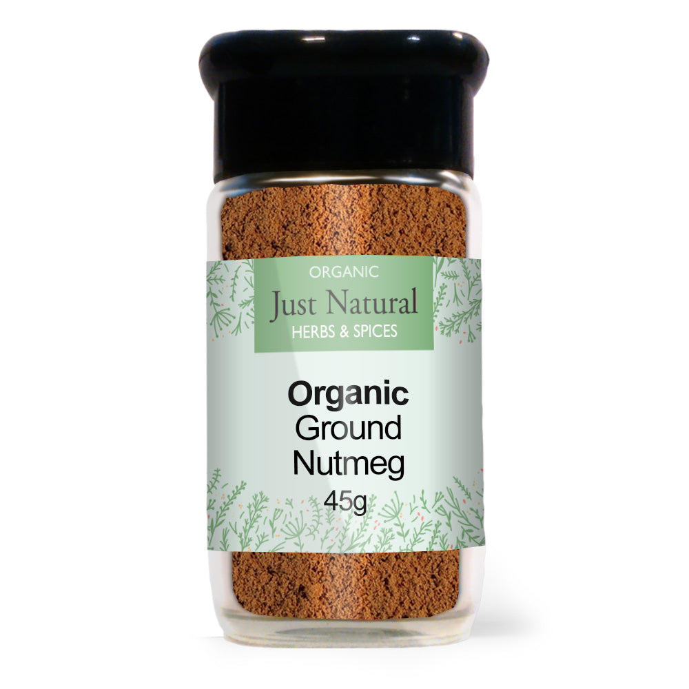 Just Natural Nutmeg Ground (Glass Jar) 45g - Just Natural