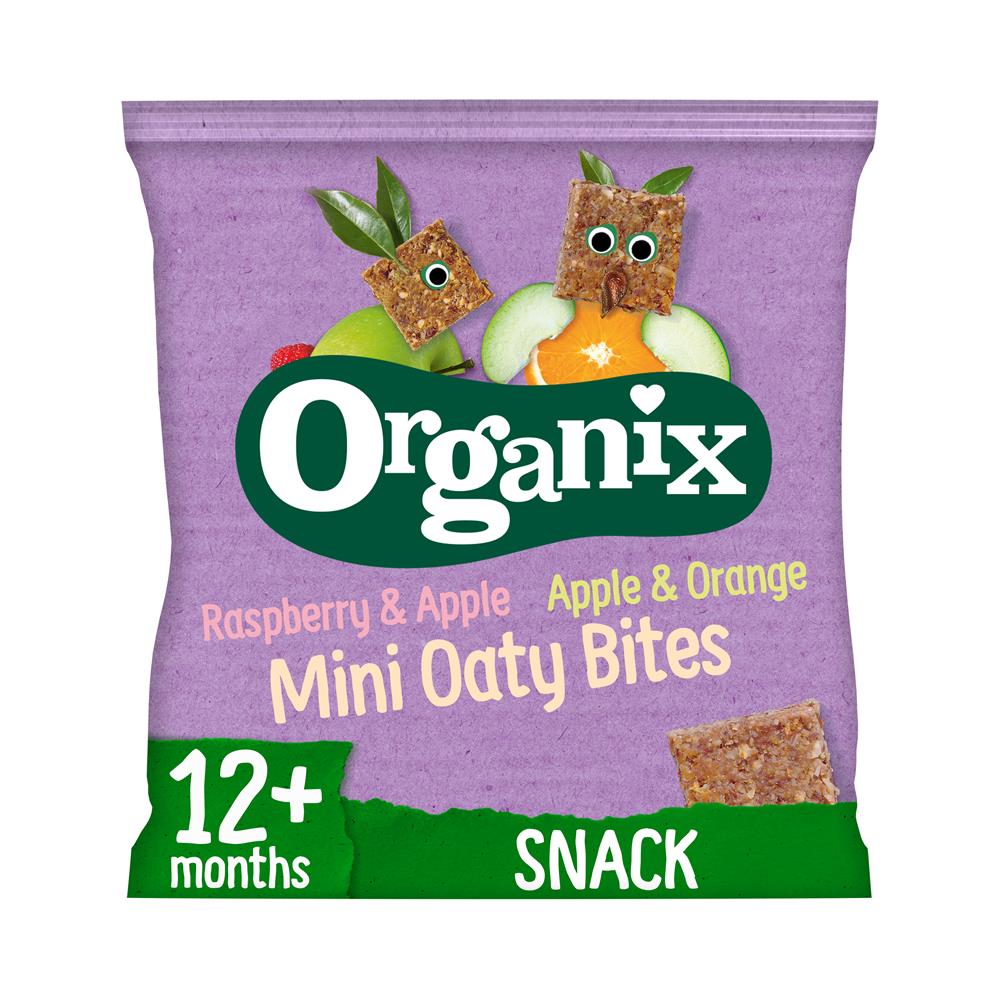 Organix Mini Organic Oat Toddler Snack Bar Bites 110g - Just Natural