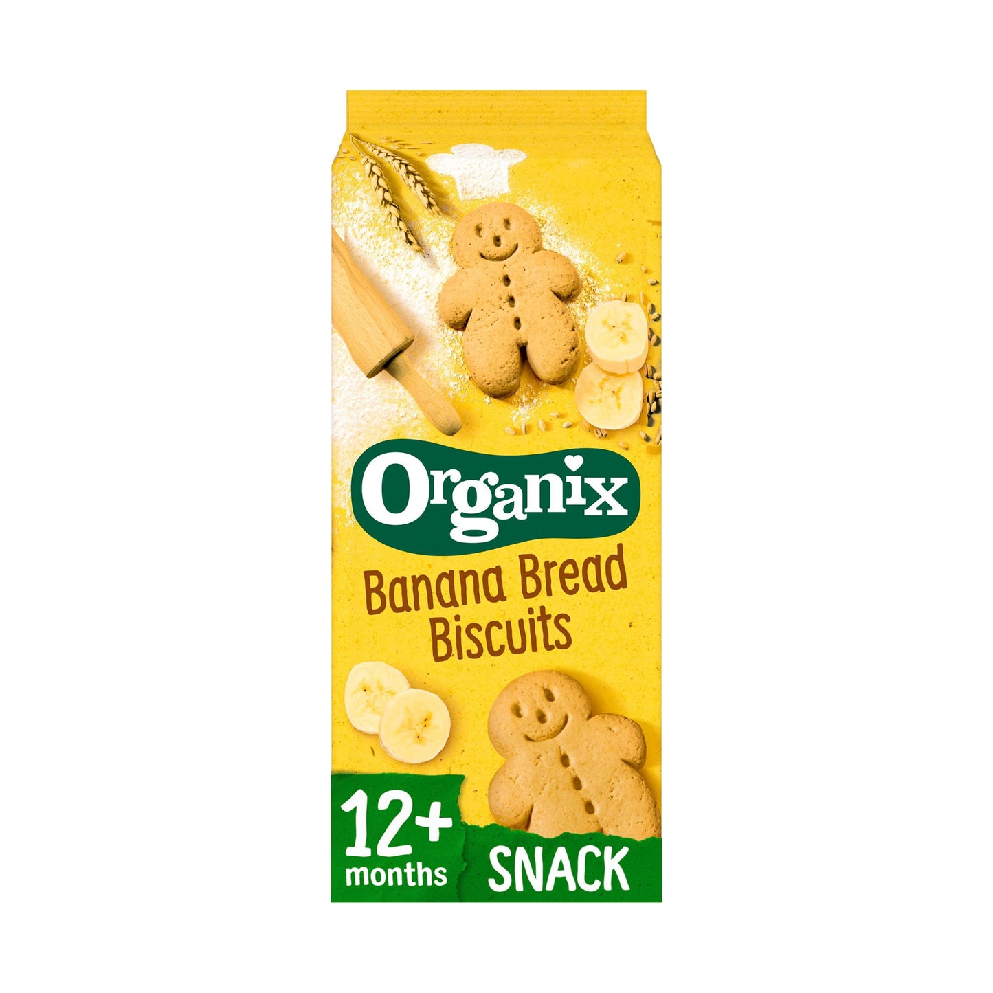 Banana Bread Biscuits Toddler Snacks 135g - Just Natural