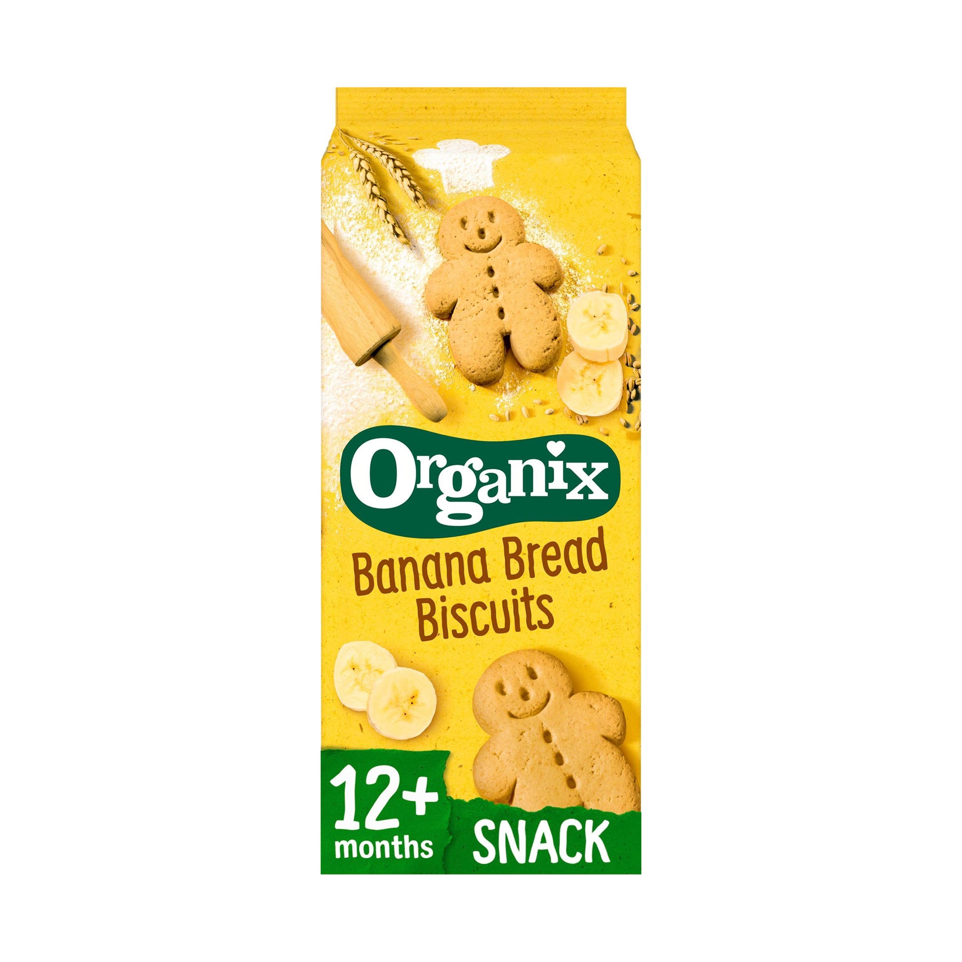 Banana Bread Biscuits Toddler Snacks 135g - Just Natural