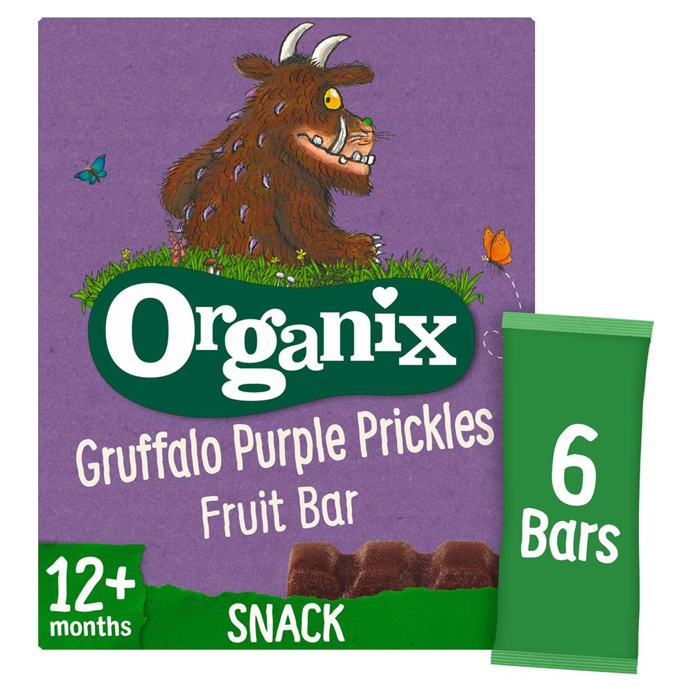 Gruffalo Purple Prickles Blackcurrant Fruit Bars (6 x 17g) - Just Natural