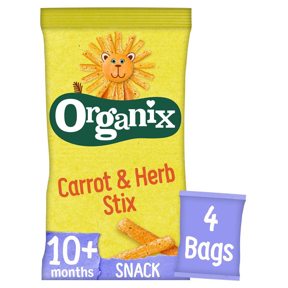 Organix Carrot Stix Multipack 4 x 15g - Just Natural