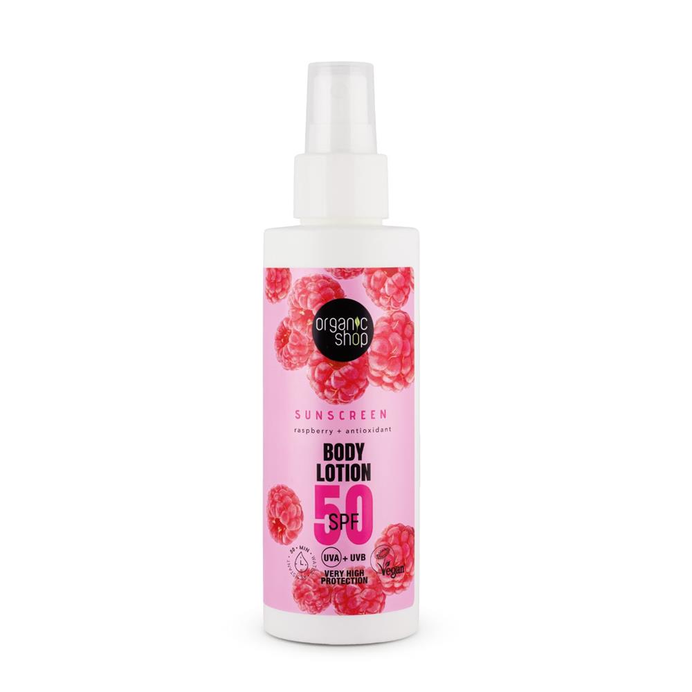 Organic Shop Sunscreen BodyLotion SPF50 150ml