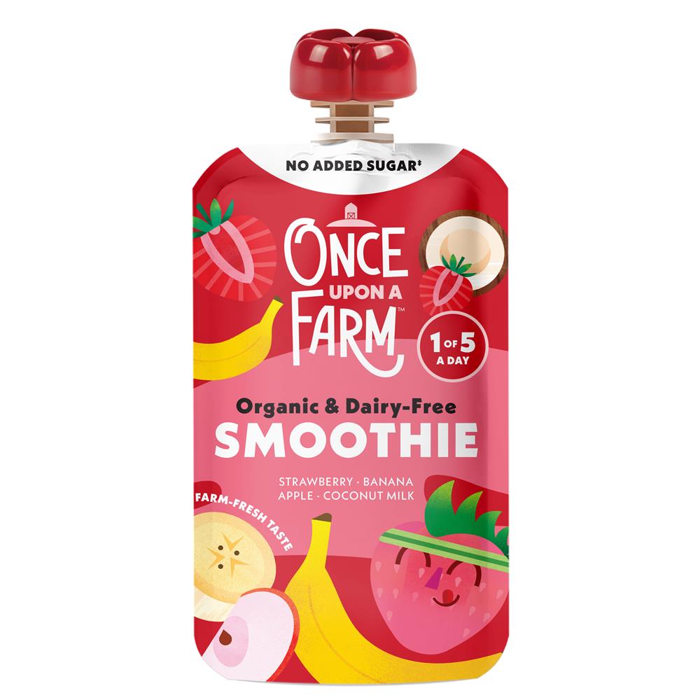 Once Upon a Farm Smoothie Strawberry 90 g