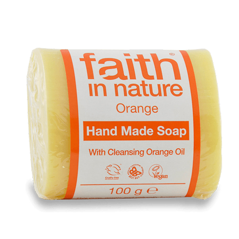 Faith In Nature Orange Pure Vegetable Soap 100g - Just Natural