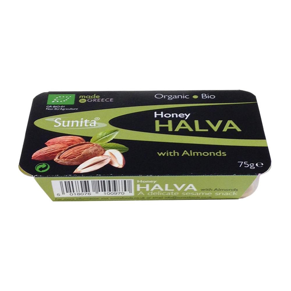 Sunita Foods Organic Almond Honey Halva 75g - Just Natural