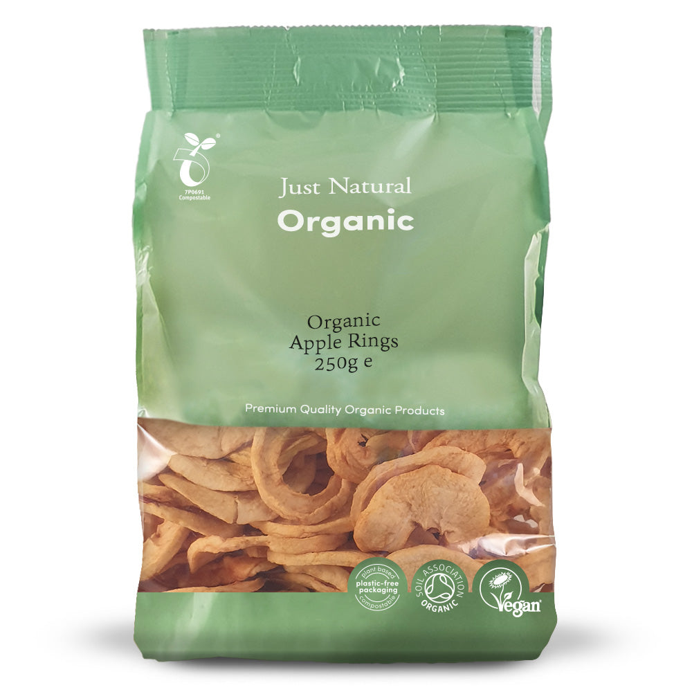 Just Natural Organic Apple Rings 250g - Just Natural