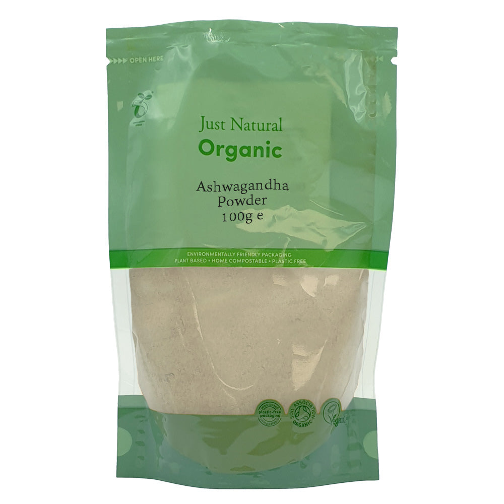 Just Natural Organic Ashwagandha Powder 100g - Just Natural