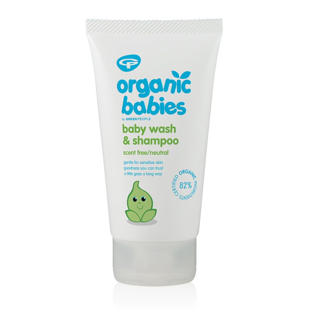 Green People Organic Baby Wash & Shampoo Scent Free 150ml - Just Natural