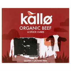Kallo Organic Beef Stock Cubes 66g - Just Natural