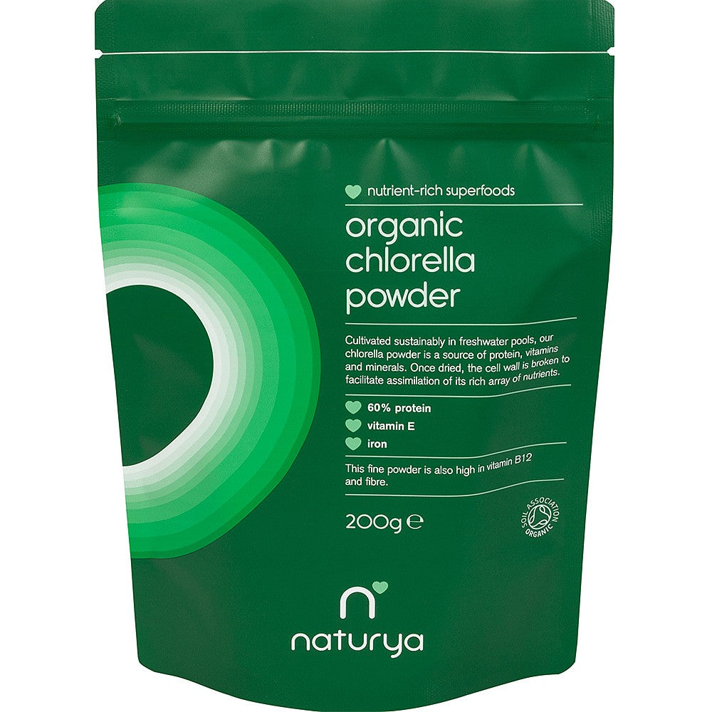 Naturya Organic CHLORELLA Powder 200g - Just Natural
